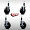 Service Caster 5'' SS Soft Rubber Wheel Swivel 1-1/8'' Expanding Stem Caster Set 2 Brakes, 4PK SCC-SSEX20S514-SRS-2-TLB-2-118 - alternate 4